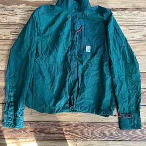 Topo Designs Green Button-Up Shirt